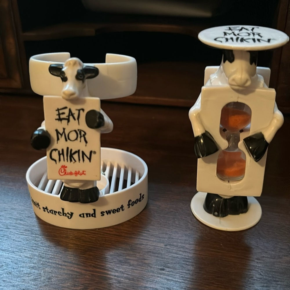 Chick-fil-a Vintage 90’s Kids Meal Toothpaste Holder and Timer.  Rare.